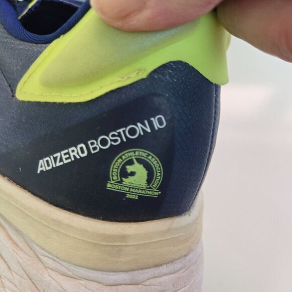 Adidas Adizero Boston 10 Marathon Running Shoes Men's Size 13 Blue 2022 GY0929 - Picture 7 of 12